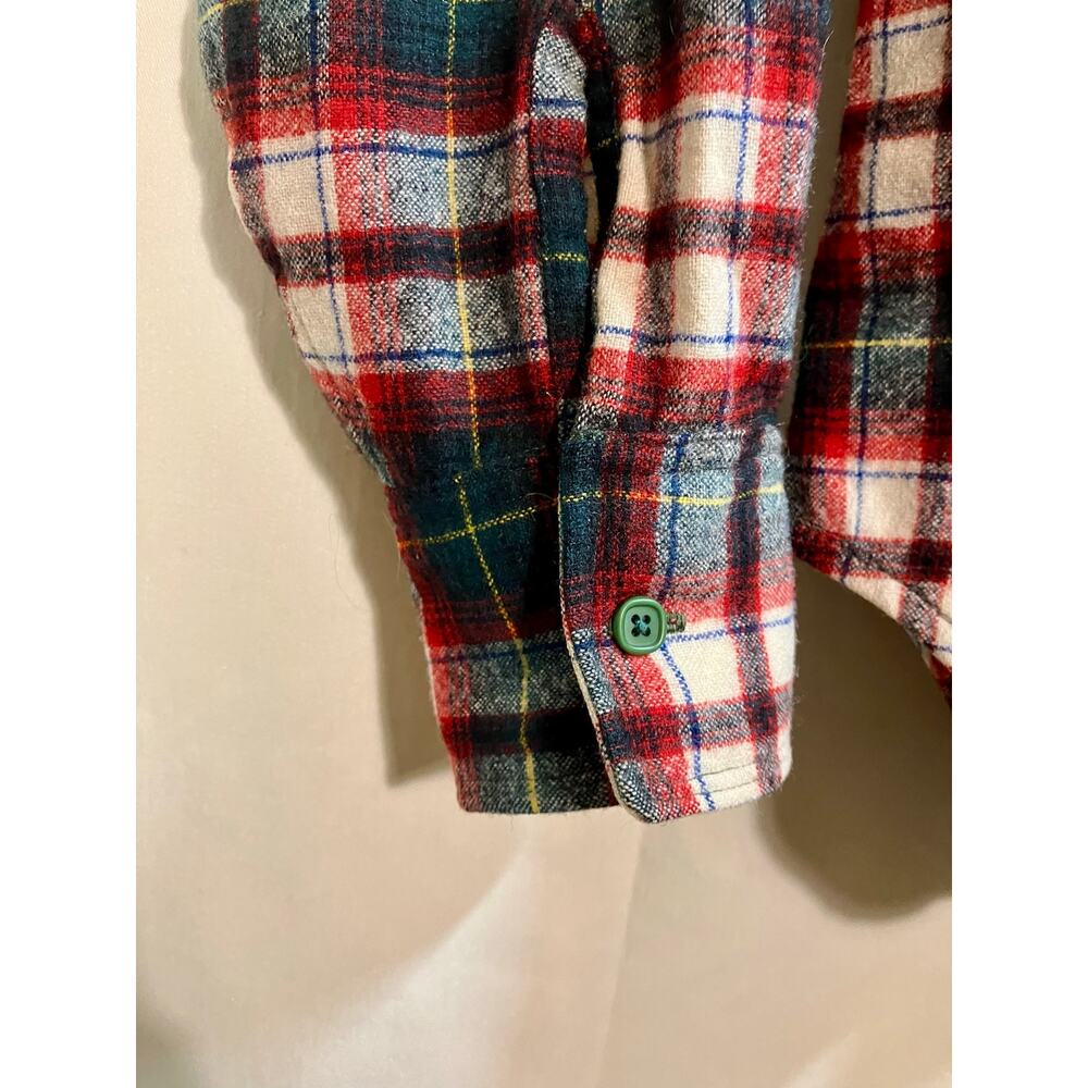 Pendelton Red & Green Flannel Mens *NO SIZE* - Picture 3 of 7
